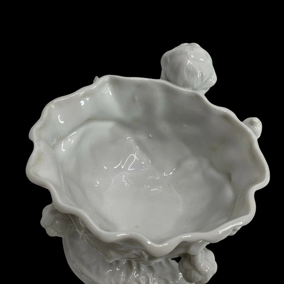 𝅺VINTAGE TA Japan‎ Cherub Fruit Porcelain Compote Dish - Picture 3 of 8
